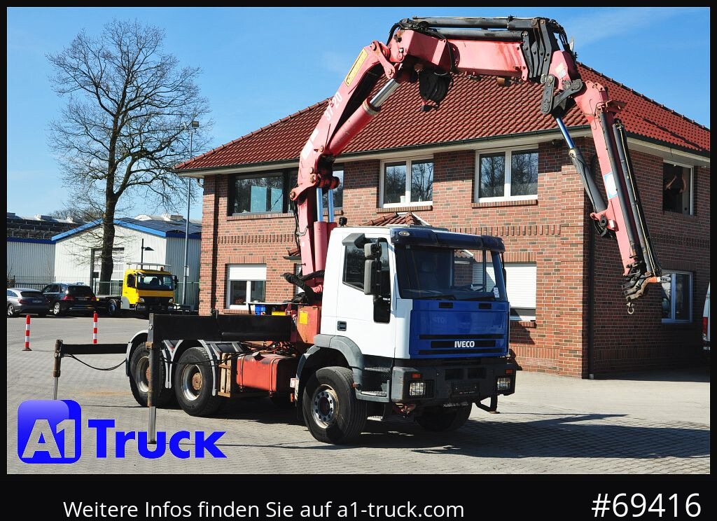 IVECO 420 6x4, HMF3722 Jib Funk Seilwinde, - Kamion me vinç: foto 1 IVECO 420 6x4, HMF3722 Jib Funk Seilwinde, - Kamion me vinç: foto 1