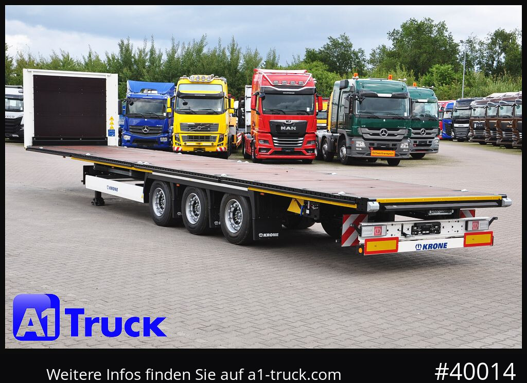 Gjysmë rimorkio e hapur/ Platformë i ri KRONE 5 x SD, Mega, Twistlock, Container, NEU: foto 11