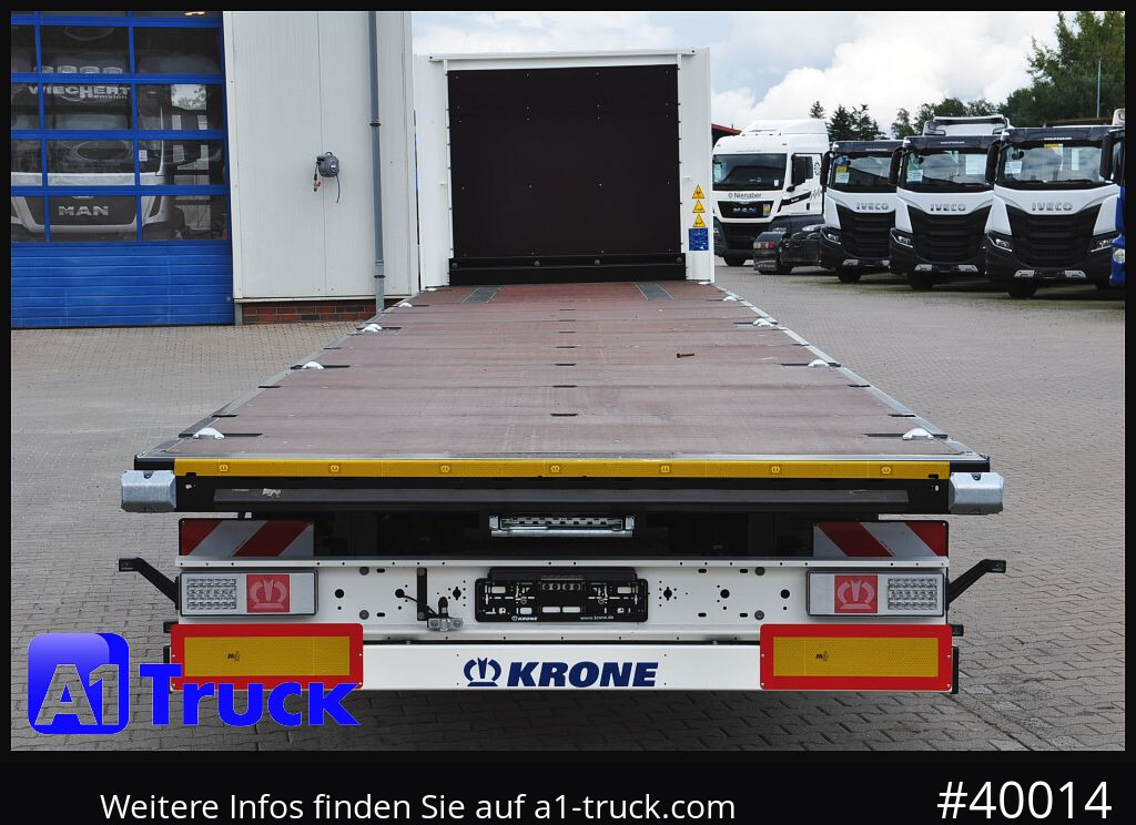 Gjysmë rimorkio e hapur/ Platformë i ri KRONE 5 x SD, Mega, Twistlock, Container, NEU: foto 10