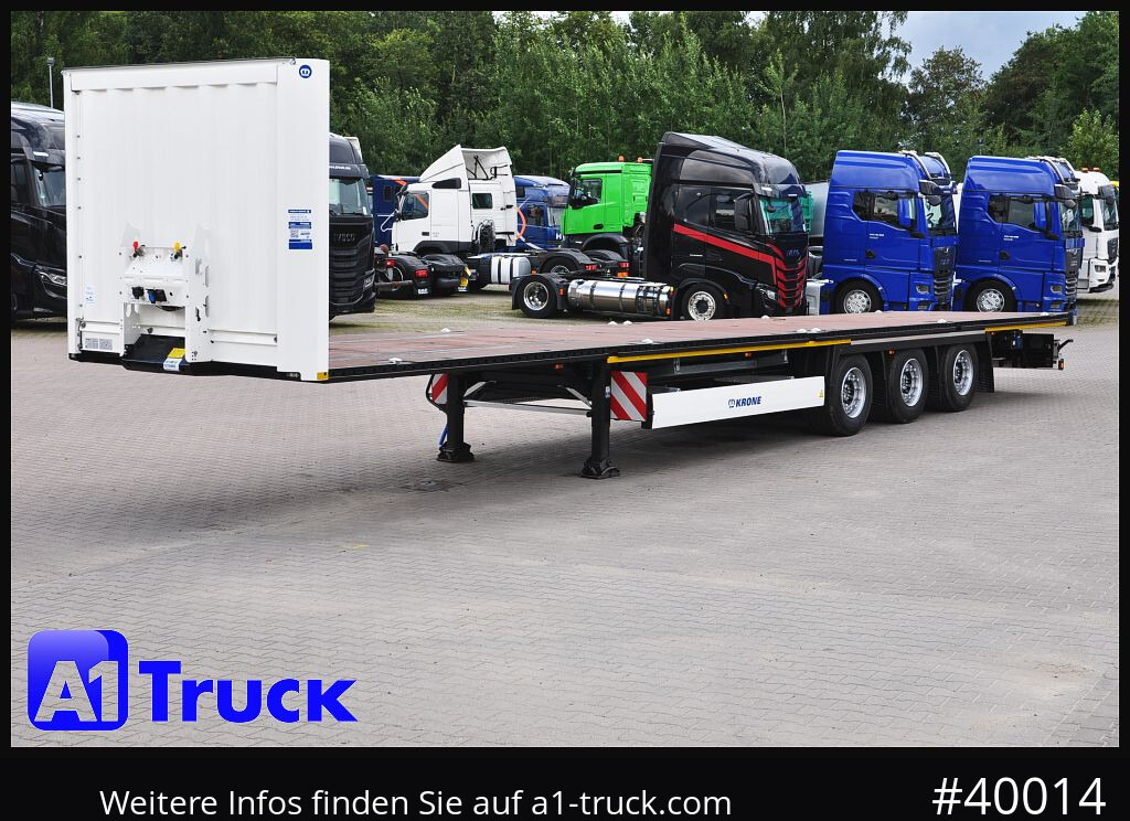 Gjysmë rimorkio e hapur/ Platformë i ri KRONE 5 x SD, Mega, Twistlock, Container, NEU: foto 13