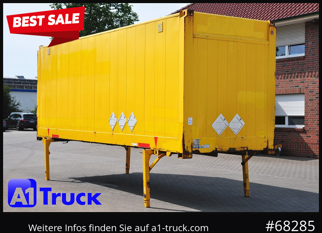 KRONE BDF, 7,82 Container, 2800mm innen, Doppelstock. - Karroceri - vagonetë e ndërrueshme: foto 1 KRONE BDF, 7,82 Container, 2800mm innen, Doppelstock. - Karroceri - vagonetë e ndërrueshme: foto 1