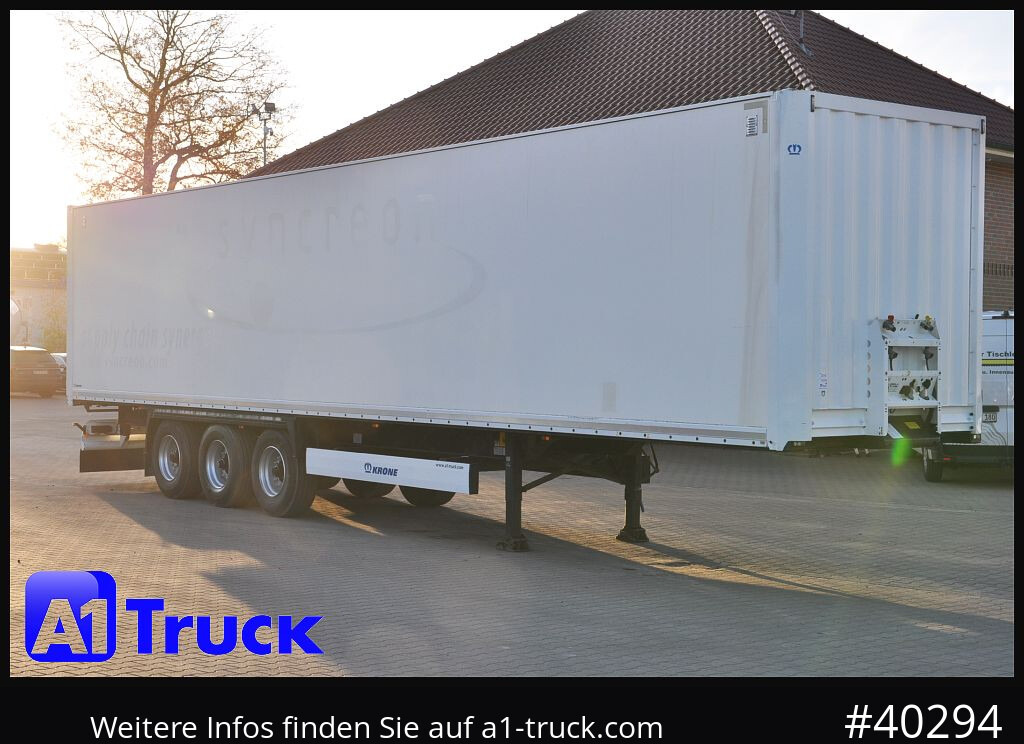 KRONE SDK 27, Koffer, 1 Vorbesitzer, Plywood, - Gjysmë rimorkio me vagonetë të mbyllur: foto 1 KRONE SDK 27, Koffer, 1 Vorbesitzer, Plywood, - Gjysmë rimorkio me vagonetë të mbyllur: foto 1
