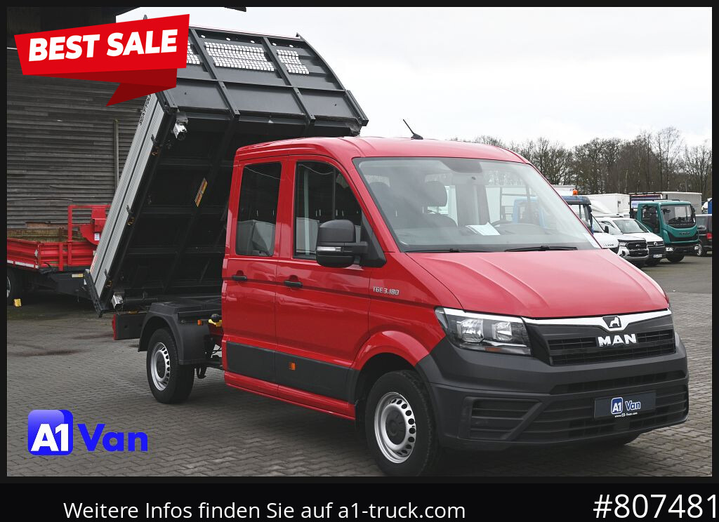 MAN TGE 3.180 Doka Kipper,Klima, AHK, Tüv Neu - Kamioni: foto 1 MAN TGE 3.180 Doka Kipper,Klima, AHK, Tüv Neu - Kamioni: foto 1