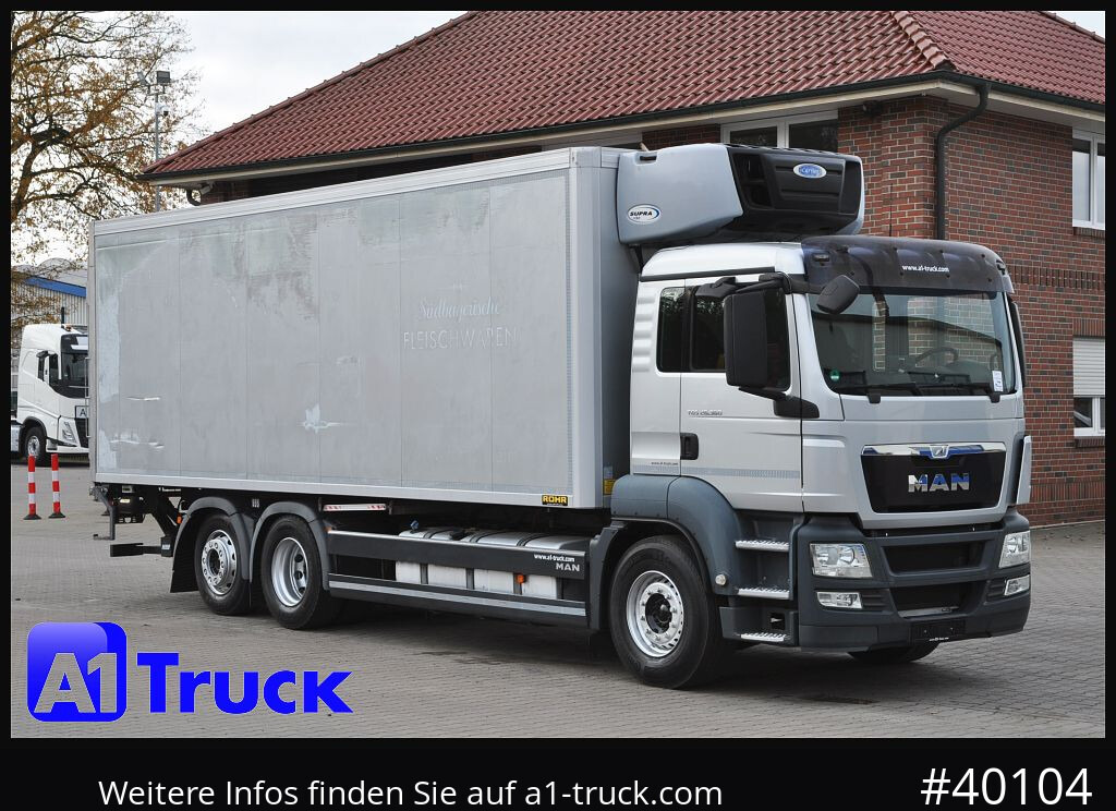 MAN TGS 26.360, Carrier 1150 Rolltor+ LBW, Liftachse, - Kamion frigorifer: foto 1 MAN TGS 26.360, Carrier 1150 Rolltor+ LBW, Liftachse, - Kamion frigorifer: foto 1