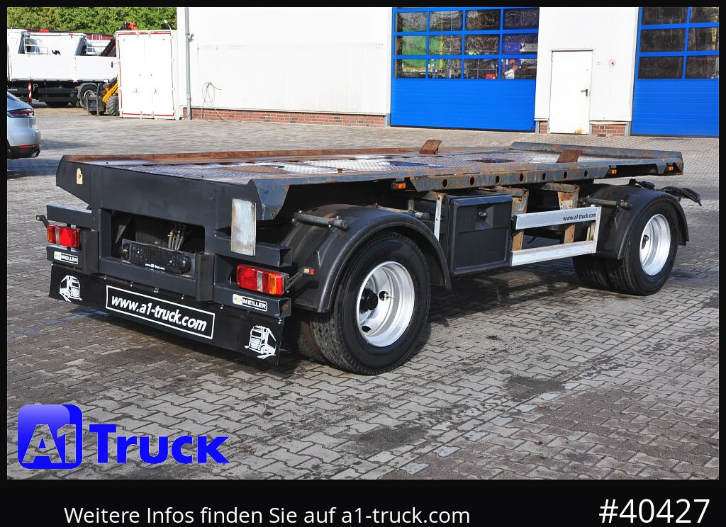 Rimorkio roll-off/ Skip loader MEILLER HKM A18 ZL 3,4 , HTM Absetzanhänger,: foto 8