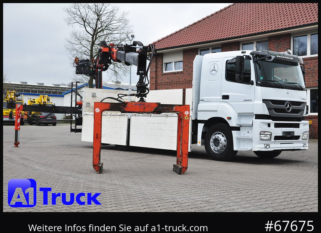 MERCEDES-BENZ Axor 2543, Atlas 170.2 Kran, Lift-Lenkachse, - Kamion me vinç, Kamion me karroceri të hapur: foto 1 MERCEDES-BENZ Axor 2543, Atlas 170.2 Kran, Lift-Lenkachse, - Kamion me vinç, Kamion me karroceri të hapur: foto 1