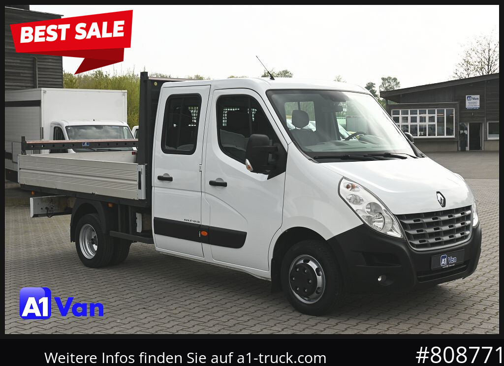 RENAULT Master Pritsche Doka, AHK 3,5Tonnen , Klima, Luftfederung - Kamioncine me karroceri: foto 1 RENAULT Master Pritsche Doka, AHK 3,5Tonnen , Klima, Luftfederung - Kamioncine me karroceri: foto 1