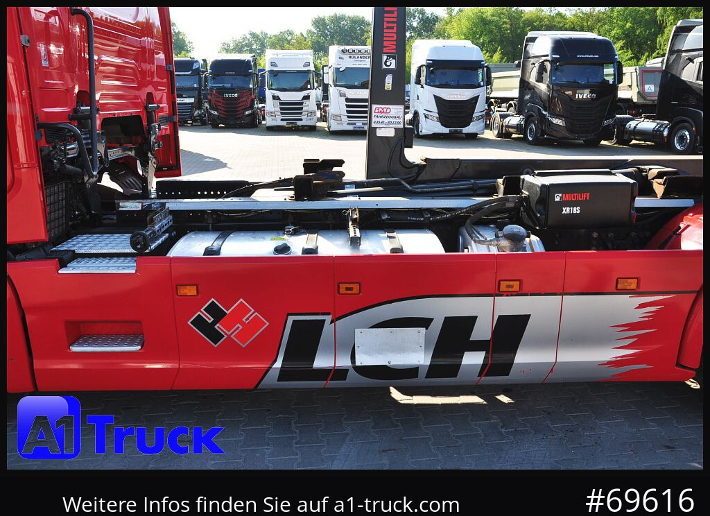 SCANIA R500, Abrollkipper, HIAB, Lift-Lenkachse, - Kamion vetëngarkues: foto 2 SCANIA R500, Abrollkipper, HIAB, Lift-Lenkachse, - Kamion vetëngarkues: foto 2