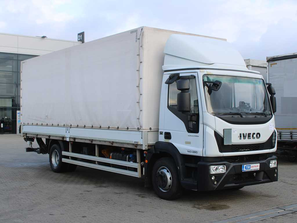 Iveco 140-280E, HYDRAULIC FRONT, SIDE BOARD, EURO 6 - Kamion me tendë: foto 3 Iveco 140-280E, HYDRAULIC FRONT, SIDE BOARD, EURO 6 - Kamion me tendë: foto 3