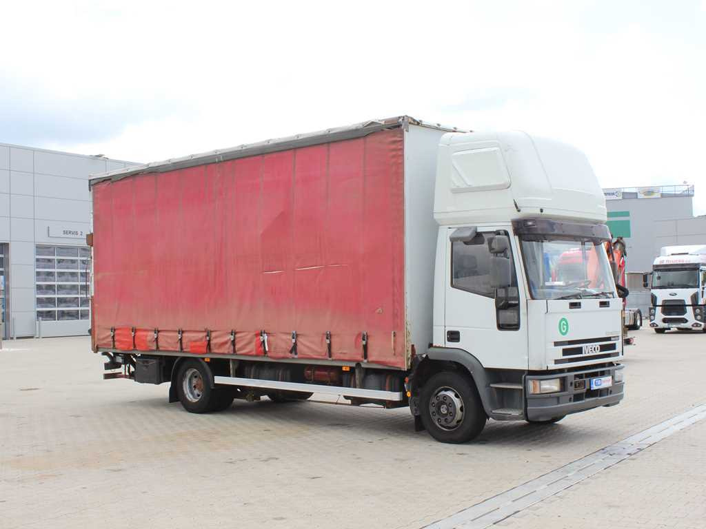 Iveco EUROCARGO ML 120 E, EURO 3, SLEEPING BODY, HYDRAULIC FRONT - Kamion me tendë: foto 3 Iveco EUROCARGO ML 120 E, EURO 3, SLEEPING BODY, HYDRAULIC FRONT - Kamion me tendë: foto 3