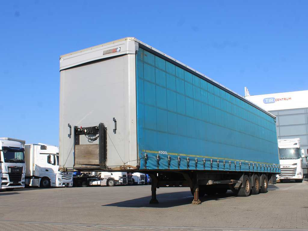 Kögel S 24, LOWDECK, LIFTING AXLE, LIFTING ROOF, MULTILOCK - Gjysmë rimorkio me tendë: foto 1 Kögel S 24, LOWDECK, LIFTING AXLE, LIFTING ROOF, MULTILOCK - Gjysmë rimorkio me tendë: foto 1