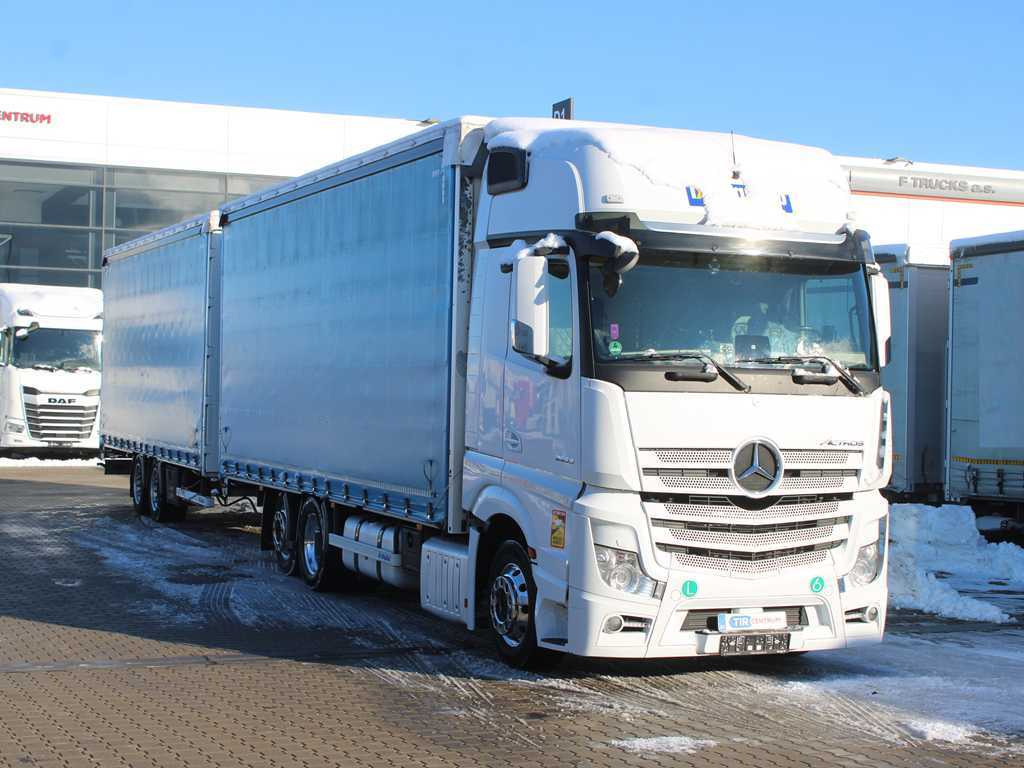 Mercedes-Benz ACTROS 2553, EURO 6, 6X2, AIR SUSPENSION, DRIVE-THROUGH + PANAV - Kamion me tendë: foto 3 Mercedes-Benz ACTROS 2553, EURO 6, 6X2, AIR SUSPENSION, DRIVE-THROUGH + PANAV - Kamion me tendë: foto 3