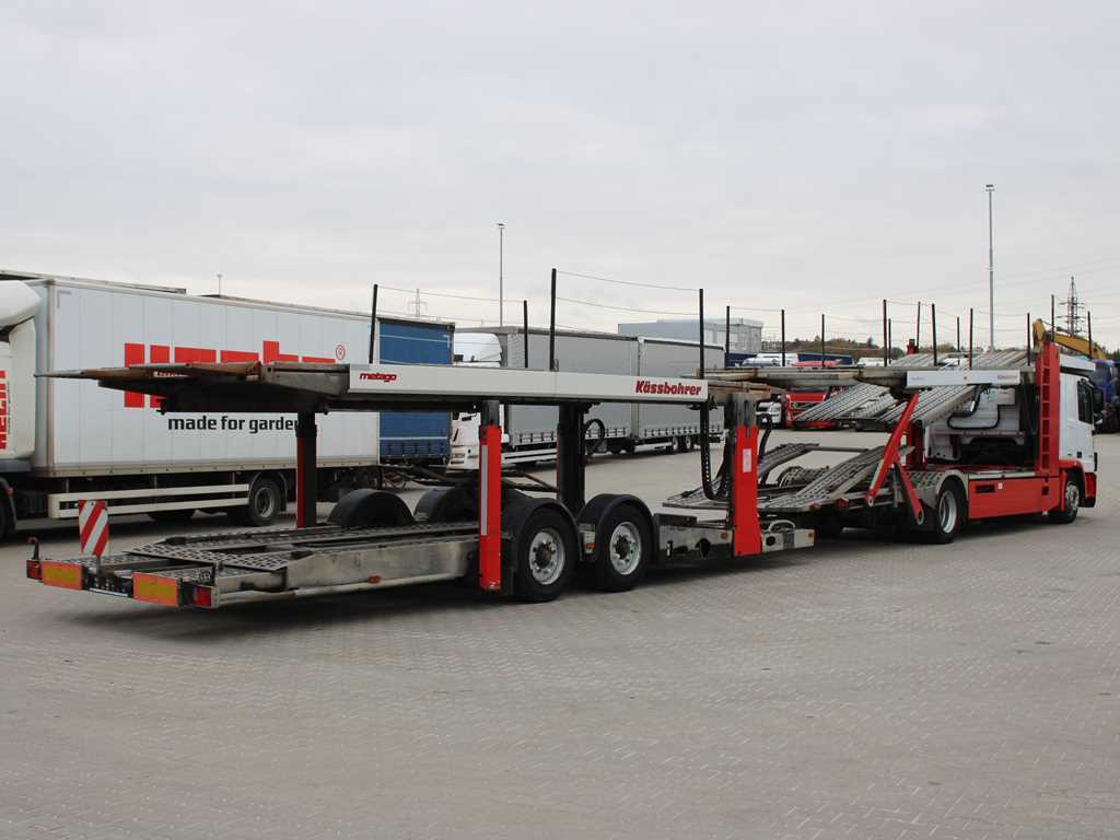 Mercedes-Benz Actros 1844, EURO 5EEV, RETARDER + KÄSSBOHRER METAGO (2006) - Autotransportues: foto 4 Mercedes-Benz Actros 1844, EURO 5EEV, RETARDER + KÄSSBOHRER METAGO (2006) - Autotransportues: foto 4