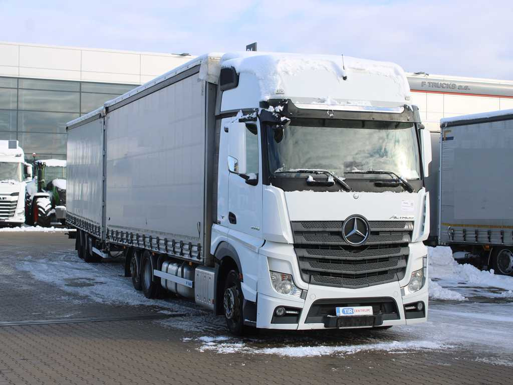 Mercedes-Benz Actros 2545, 6X2, EURO 6, AIR SUSPENSION, DRIVE-THROUGH + PANAV - Kamion me tendë: foto 3 Mercedes-Benz Actros 2545, 6X2, EURO 6, AIR SUSPENSION, DRIVE-THROUGH + PANAV - Kamion me tendë: foto 3