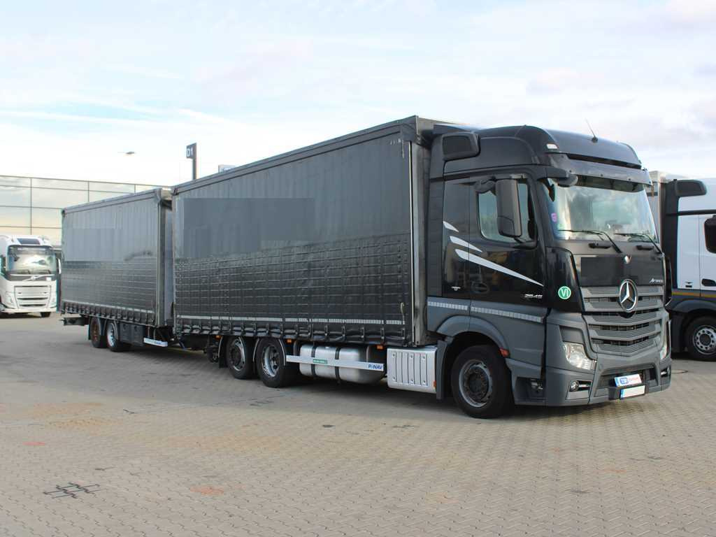 Mercedes-Benz Actros 2545, 6X2, EURO 6, AIR SUSPENSION + PANAV - Kamion me tendë: foto 3 Mercedes-Benz Actros 2545, 6X2, EURO 6, AIR SUSPENSION + PANAV - Kamion me tendë: foto 3