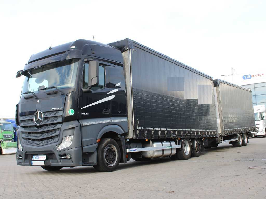 Mercedes-Benz Actros 2545, 6X2, EURO 6, AIR SUSPENSION + PANAV - Kamion me tendë: foto 1 Mercedes-Benz Actros 2545, 6X2, EURO 6, AIR SUSPENSION + PANAV - Kamion me tendë: foto 1