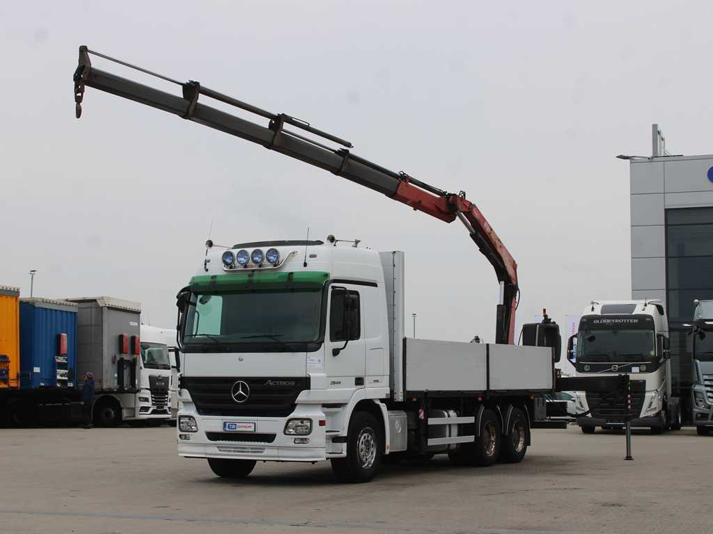 Mercedes-Benz Actros 2644, 6X4, EURO 4, HYDRAULIC ARM FASSI F210 - Kamion me karroceri të hapur, Kamion me vinç: foto 1 Mercedes-Benz Actros 2644, 6X4, EURO 4, HYDRAULIC ARM FASSI F210 - Kamion me karroceri të hapur, Kamion me vinç: foto 1