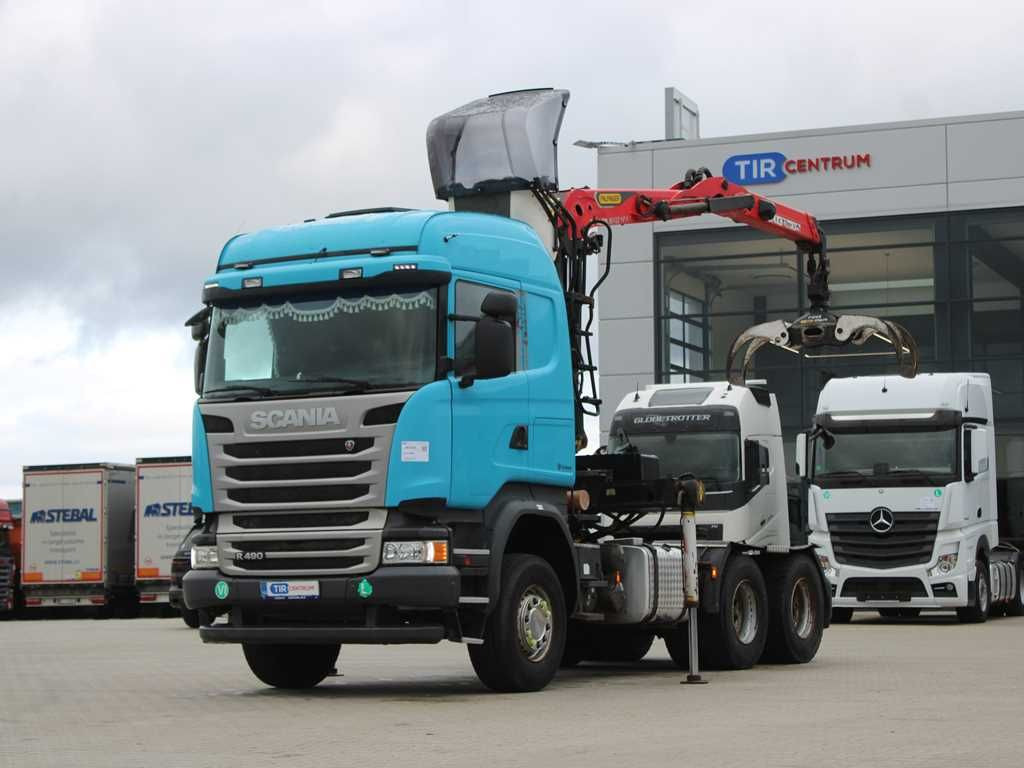 Scania R490, 6X4, EURO 6, PALFINGER EPSILON M13Z91 - Kamion me vinç: foto 1 Scania R490, 6X4, EURO 6, PALFINGER EPSILON M13Z91 - Kamion me vinç: foto 1