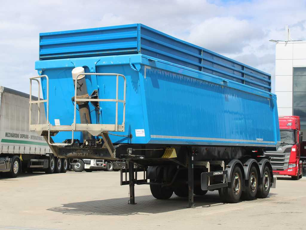 Schwarzmüller KIS 3/E, 2X LIFT AXLE, SAF, 46m³ - Gjysmë rimorkio vetëshkarkuese: foto 1 Schwarzmüller KIS 3/E, 2X LIFT AXLE, SAF, 46m³ - Gjysmë rimorkio vetëshkarkuese: foto 1