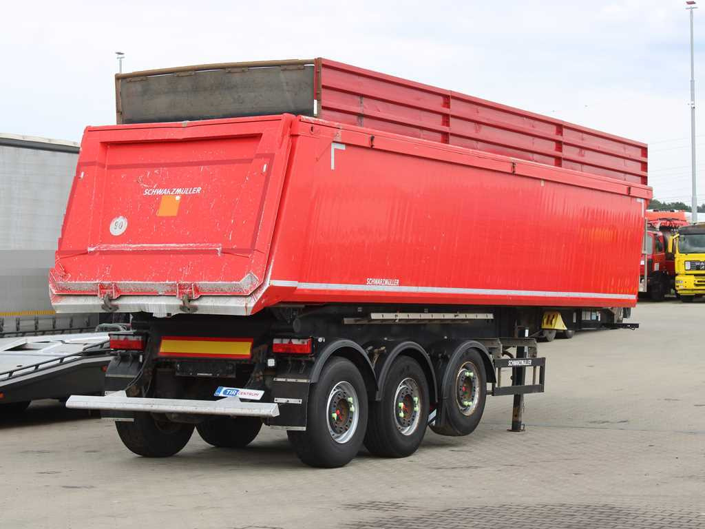 Schwarzmüller KIS 3/E, 2X LIFT AXLE, SAF, 46m³ - Gjysmë rimorkio vetëshkarkuese: foto 4 Schwarzmüller KIS 3/E, 2X LIFT AXLE, SAF, 46m³ - Gjysmë rimorkio vetëshkarkuese: foto 4