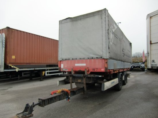 Krone ZZ/DC07 Tandem-Lafette, Standard, BPW-Achsen, Heckabstützung ohne Container - Transportjer kontejnerësh/ Rimorkio me karroceri të çmontueshme: foto 1 Krone ZZ/DC07 Tandem-Lafette, Standard, BPW-Achsen, Heckabstützung ohne Container - Transportjer kontejnerësh/ Rimorkio me karroceri të çmontueshme: foto 1