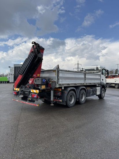 MAN TGS 26.430 6x4 3-Seitenkipper, HMF 2020K-RC Heckkran abnehmbar, - Kamion vetëshkarkues, Kamion me vinç: foto 4 MAN TGS 26.430 6x4 3-Seitenkipper, HMF 2020K-RC Heckkran abnehmbar, - Kamion vetëshkarkues, Kamion me vinç: foto 4