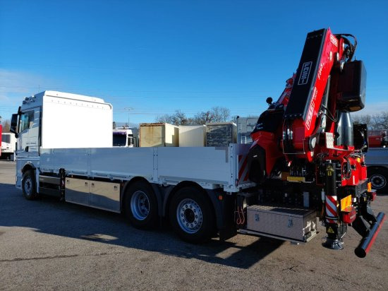 MAN TGX 26.510 LL Pritsche, Fassi F545RA.2.28XE, Containerverschlüsse, - Kamion me karroceri të hapur, Kamion me vinç: foto 4 MAN TGX 26.510 LL Pritsche, Fassi F545RA.2.28XE, Containerverschlüsse, - Kamion me karroceri të hapur, Kamion me vinç: foto 4