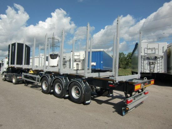MEGA TIMBER LONG Holzauflieger 8 Rungenpaare 3. Achse Liftachse - Gjysem rimorkio për transport druri: foto 4 MEGA TIMBER LONG Holzauflieger 8 Rungenpaare 3. Achse Liftachse - Gjysem rimorkio për transport druri: foto 4