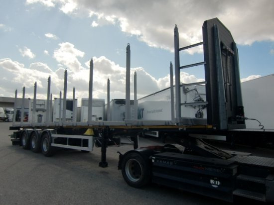 MEGA TIMBER LONG Holzauflieger 8 Rungenpaare 3. Achse Liftachse - Gjysem rimorkio për transport druri: foto 3 MEGA TIMBER LONG Holzauflieger 8 Rungenpaare 3. Achse Liftachse - Gjysem rimorkio për transport druri: foto 3