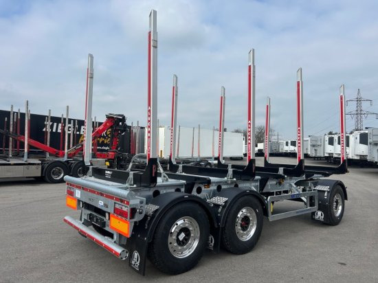 MF-CT, Holzanhänger, 3-Achsen, 4 Rungenpaare, - Rimorkio për transport druri: foto 4 MF-CT, Holzanhänger, 3-Achsen, 4 Rungenpaare, - Rimorkio për transport druri: foto 4