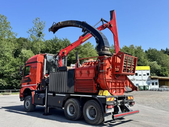 Mercedes-Benz ACTROS 6x4 DONAR 5810K ? Hack-LKW / Mobilhacker | TCS Umwelttechnik - Copëtuese druri, Kamioni: foto 3 Mercedes-Benz ACTROS 6x4 DONAR 5810K ? Hack-LKW / Mobilhacker | TCS Umwelttechnik - Copëtuese druri, Kamioni: foto 3
