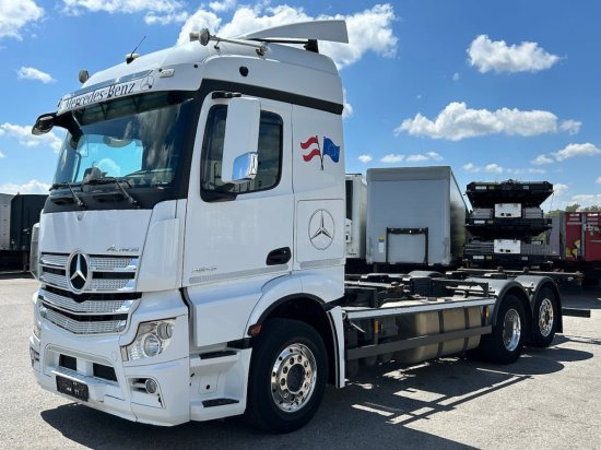 Mercedes-Benz Actros 2545 6x2 BDF E6, Retarder, Alufelgen - Transportjer kontejnerësh/ Kamion me karroceri të çmontueshme: foto 1 Mercedes-Benz Actros 2545 6x2 BDF E6, Retarder, Alufelgen - Transportjer kontejnerësh/ Kamion me karroceri të çmontueshme: foto 1