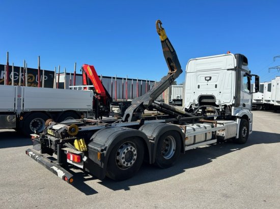 Mercedes-Benz Actros 2545L 6x2 Hyva Abroller, E6 ,Retarder, Lenk-Liftachse, - Kamion vetëngarkues: foto 4 Mercedes-Benz Actros 2545L 6x2 Hyva Abroller, E6 ,Retarder, Lenk-Liftachse, - Kamion vetëngarkues: foto 4