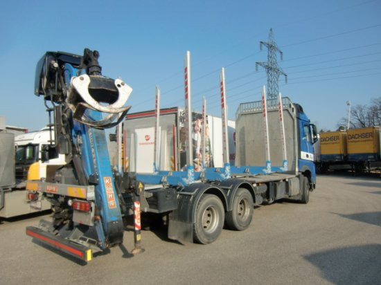 Mercedes-Benz Arocs 3353 6x4 Holztransp., Palfinger Kran Epsilon - Kamion për transport druri, Kamion me vinç: foto 4 Mercedes-Benz Arocs 3353 6x4 Holztransp., Palfinger Kran Epsilon - Kamion për transport druri, Kamion me vinç: foto 4