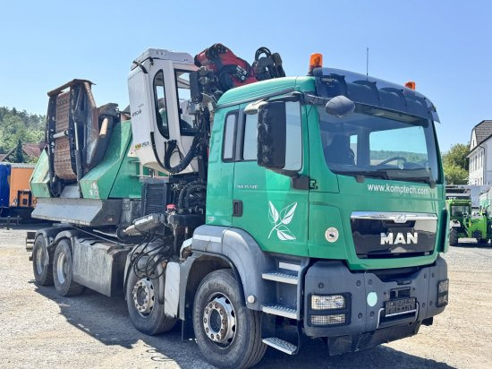 MAN TGS 35.540 8x4 mit Komptech-Zusatzeinheit - Pajisje pylltarie, Kamioni: foto 5 MAN TGS 35.540 8x4 mit Komptech-Zusatzeinheit - Pajisje pylltarie, Kamioni: foto 5