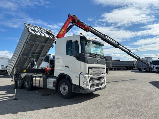 Volvo FH 500 3-Seiten Kipper mit Palfinger PK22002EH, Retarder - Kamion vetëshkarkues: foto 1 Volvo FH 500 3-Seiten Kipper mit Palfinger PK22002EH, Retarder - Kamion vetëshkarkues: foto 1