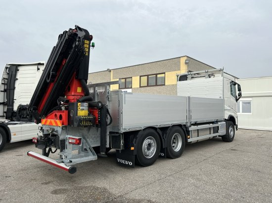 Volvo FH 500 6X2 Euro6, Retarder, Pritsche, Palfinger PK22002-EH - Kamion me karroceri të hapur, Kamion me vinç: foto 4 Volvo FH 500 6X2 Euro6, Retarder, Pritsche, Palfinger PK22002-EH - Kamion me karroceri të hapur, Kamion me vinç: foto 4