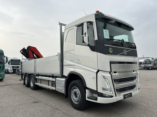 Volvo FH 500 6X2 Euro6, Retarder, Pritsche, Palfinger PK22002-EH - Kamion me karroceri të hapur, Kamion me vinç: foto 3 Volvo FH 500 6X2 Euro6, Retarder, Pritsche, Palfinger PK22002-EH - Kamion me karroceri të hapur, Kamion me vinç: foto 3