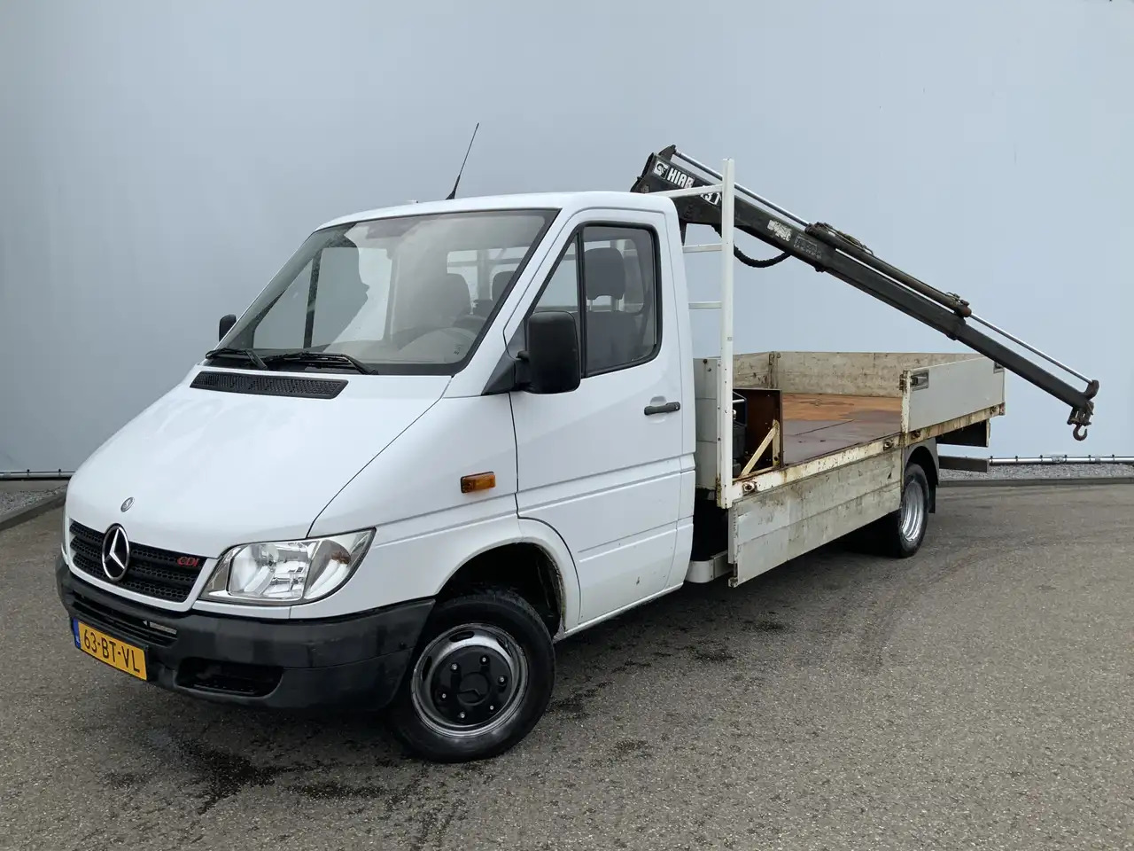 Mercedes-Benz Sprinter 411 CDI 2.2 402 Pick Up & Kraan Hiab 013T Trekhaak - Kamioncine me karroceri: foto 1 Mercedes-Benz Sprinter 411 CDI 2.2 402 Pick Up & Kraan Hiab 013T Trekhaak - Kamioncine me karroceri: foto 1