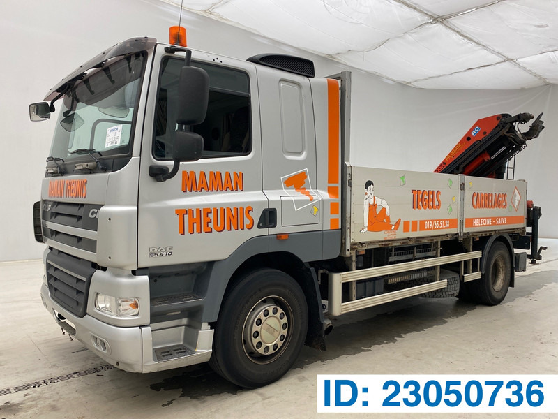 DAF CF85.410 - Kamion me karroceri të hapur, Kamion me vinç: foto 1 DAF CF85.410 - Kamion me karroceri të hapur, Kamion me vinç: foto 1