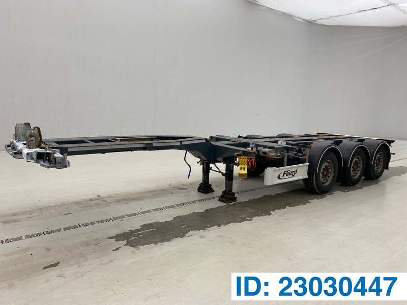 Fliegl Polyvalent skelet 2 x 20-30-40-45 ft - Transportjer kontejnerësh/ Gjysmë rimorkio me karroceri të çmontueshme: foto 1 Fliegl Polyvalent skelet 2 x 20-30-40-45 ft - Transportjer kontejnerësh/ Gjysmë rimorkio me karroceri të çmontueshme: foto 1