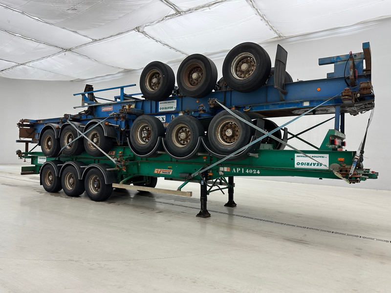 Fruehauf 4x Skelet 2 x 20-40 ft* - Transportjer kontejnerësh/ Gjysmë rimorkio me karroceri të çmontueshme: foto 3 Fruehauf 4x Skelet 2 x 20-40 ft* - Transportjer kontejnerësh/ Gjysmë rimorkio me karroceri të çmontueshme: foto 3