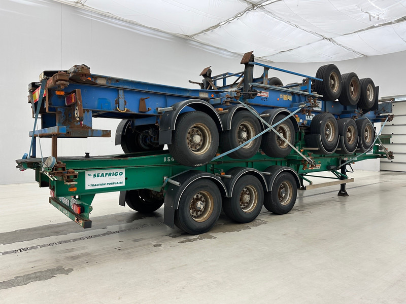 Fruehauf 4x Skelet 2 x 20-40 ft* - Transportjer kontejnerësh/ Gjysmë rimorkio me karroceri të çmontueshme: foto 4 Fruehauf 4x Skelet 2 x 20-40 ft* - Transportjer kontejnerësh/ Gjysmë rimorkio me karroceri të çmontueshme: foto 4