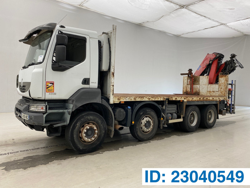 Renault Kerax 430 DXi - 8x4 - Kamion me karroceri të hapur, Kamion me vinç: foto 1 Renault Kerax 430 DXi - 8x4 - Kamion me karroceri të hapur, Kamion me vinç: foto 1