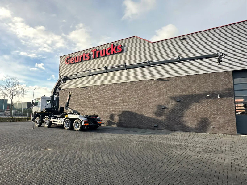 Mercedes-Benz AROCS 4148 8X4 MET MULTILIFT ULT T 21 S51 HAAKARMSYSTEEM + HIAB X-HIPRO 232 E-6 KRAAN/CRANE/KRAN/GRUA - Kamion vetëngarkues: foto 3 Mercedes-Benz AROCS 4148 8X4 MET MULTILIFT ULT T 21 S51 HAAKARMSYSTEEM + HIAB X-HIPRO 232 E-6 KRAAN/CRANE/KRAN/GRUA - Kamion vetëngarkues: foto 3