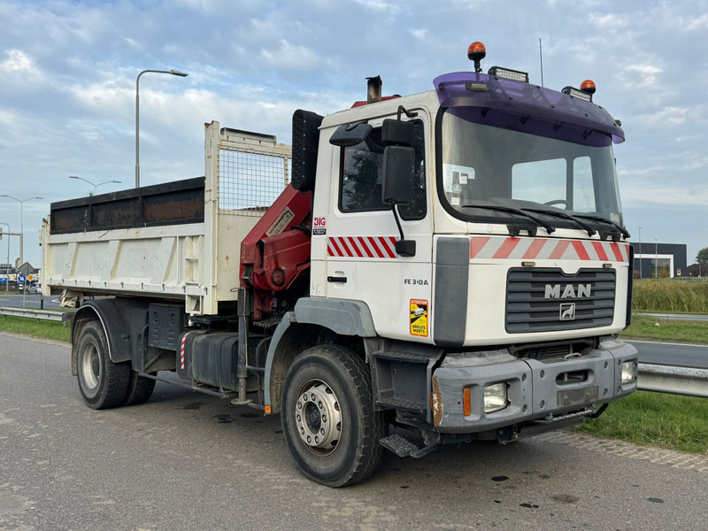 MAN 19.310 4x2 Kipper with HMF 1463K2 Crane - Kamion vetëshkarkues, Kamion me vinç: foto 3 MAN 19.310 4x2 Kipper with HMF 1463K2 Crane - Kamion vetëshkarkues, Kamion me vinç: foto 3