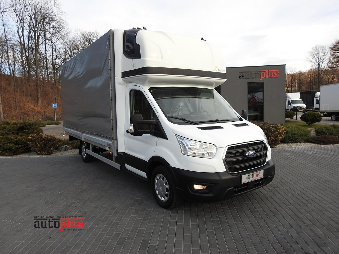Kamioncine me tendë FORD TRANSIT TARPAULIN 10 PALLETS WEBASTO CRUISE CONTROL AIR CONDITIONING LED LIGHTS 160HP: foto 1