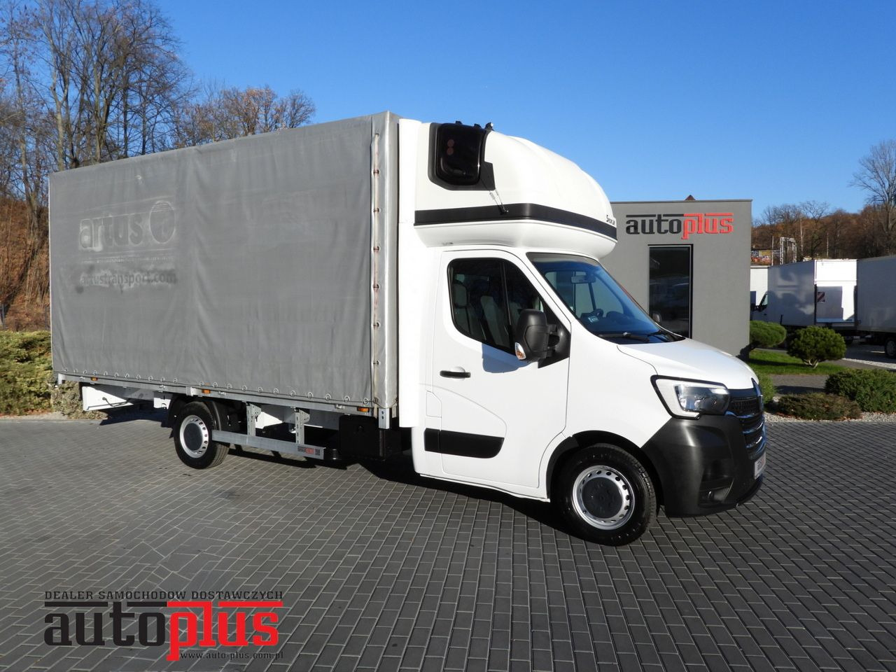 RENAULT MASTER TARPAULIN 10 PALLETS WEBASTO CRUISE CONTROL LED LIGHTS PNEUMATICS AIR CONDITIONING 165HP - Kamioncine me tendë: foto 1 RENAULT MASTER TARPAULIN 10 PALLETS WEBASTO CRUISE CONTROL LED LIGHTS PNEUMATICS AIR CONDITIONING 165HP - Kamioncine me tendë: foto 1