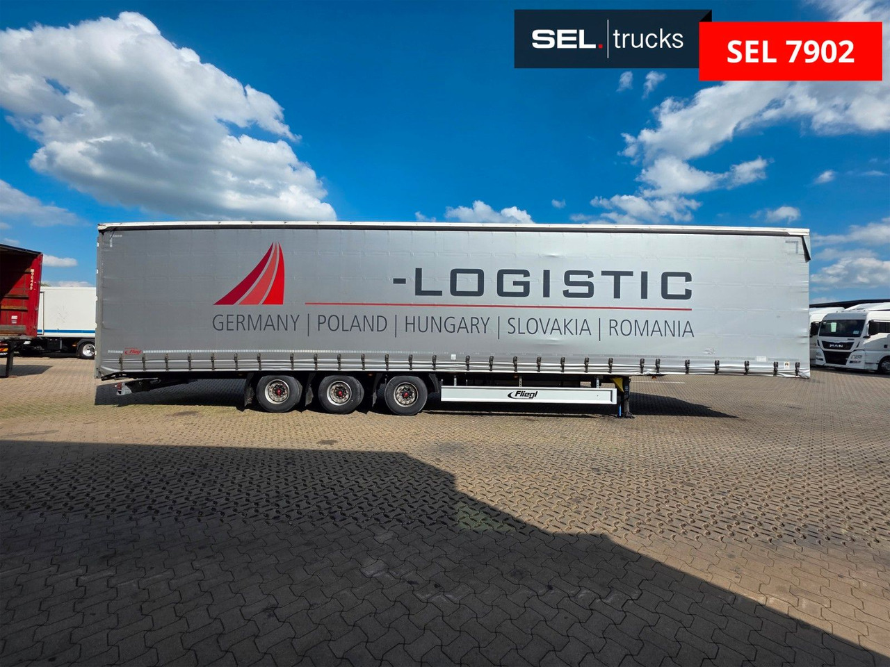 Fliegl SDS 390 X-tra Long / Mega / Long Trailer - Gjysmë rimorkio me tendë: foto 4 Fliegl SDS 390 X-tra Long / Mega / Long Trailer - Gjysmë rimorkio me tendë: foto 4