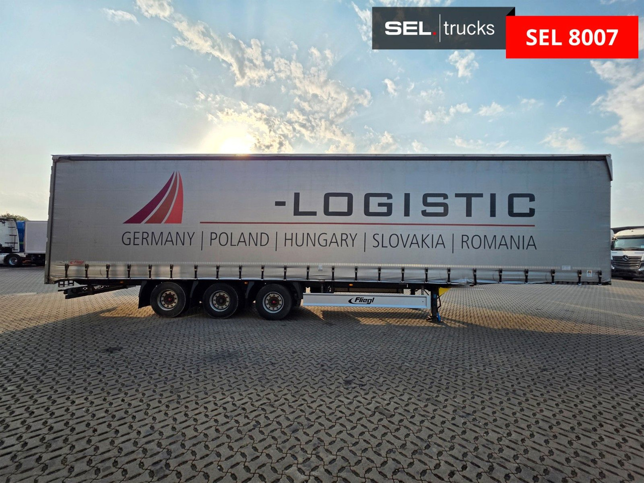 Fliegl SDS01 / Hubdach / EDSCHA / Mega / Liftachse - Gjysmë rimorkio me tendë: foto 4 Fliegl SDS01 / Hubdach / EDSCHA / Mega / Liftachse - Gjysmë rimorkio me tendë: foto 4